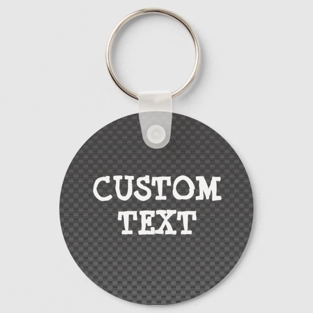 Carbon-fibre-reinforced polymer key ring (Front)