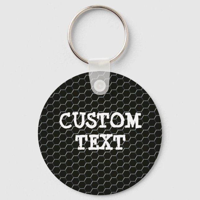 Carbon-fibre-reinforced polymer key ring (Front)