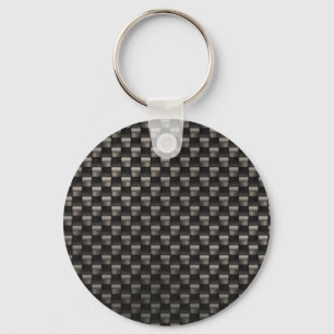 Carbon Fibre Texture Key Ring