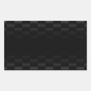 Carbon Fibre Textured Rectangular Sticker