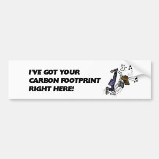 Carbon Footprint Bumper Sticker