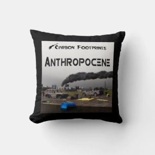 Carbon Footprints - Anthropocene Cushion