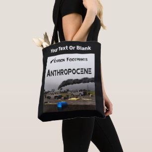 Carbon Footprints - Anthropocene Tote Bag