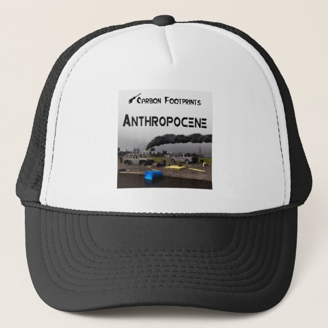 Carbon Footprints - Anthropocene Trucker Hat (Front)