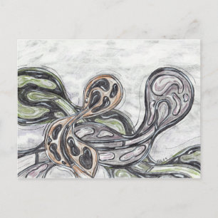 Carbon Lava Plants postcard