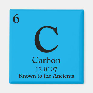 Carbon Periodic Table Magnet