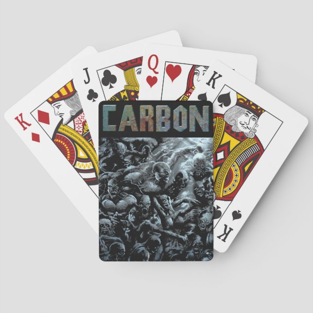 Carbon playing cards (Back)