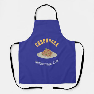 Carbonara makes everything better apron