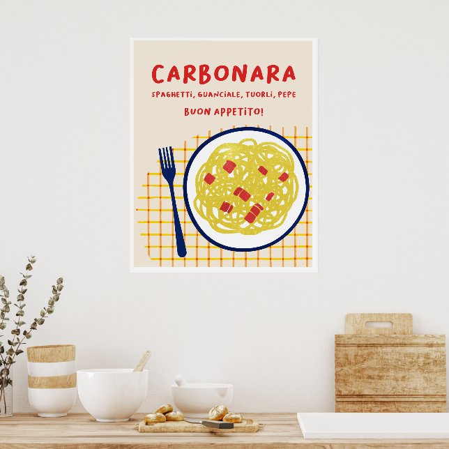 Carbonara print (Kitchen)