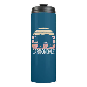 Carbondale Colorado Retro Bear Thermal Tumbler