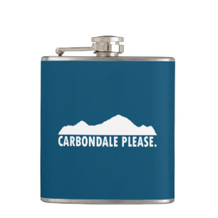 Carbondale Please Hip Flask