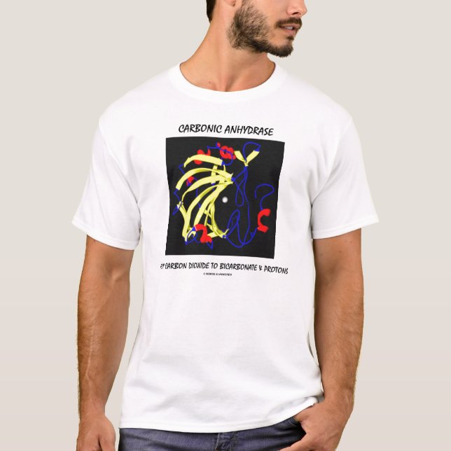 Carbonic Anhydrase (Biochemistry Enzyme) T-Shirt (Front)
