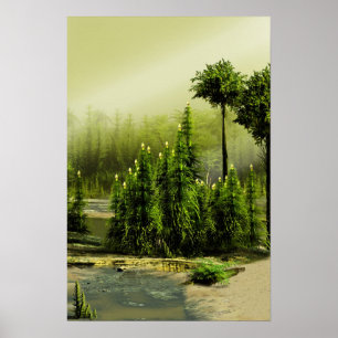 Carboniferous forest poster