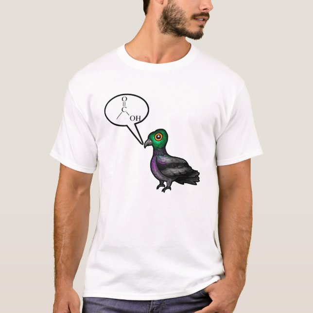 Carboxylic Acid Pigeon T-Shirt (Front)