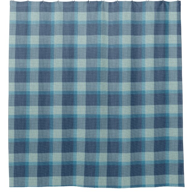 Carbrey Tartan Plaid Showertime Shower Curtain (Front)