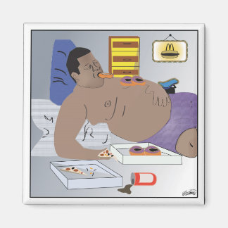 Carbs Make You fat Kitchen Magnet