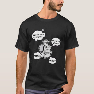 Carburettor Choke Me Daddy Biker T-Shirt