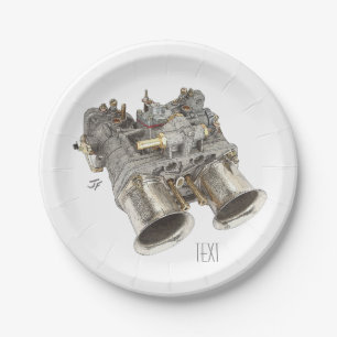 Carburettor Paper Plate