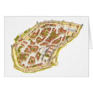 Carcassonne France. Aerial view