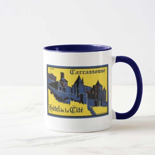 Carcassonne Hotel de la Cite Mug (Right)