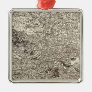 Carcassonne Metal Tree Decoration