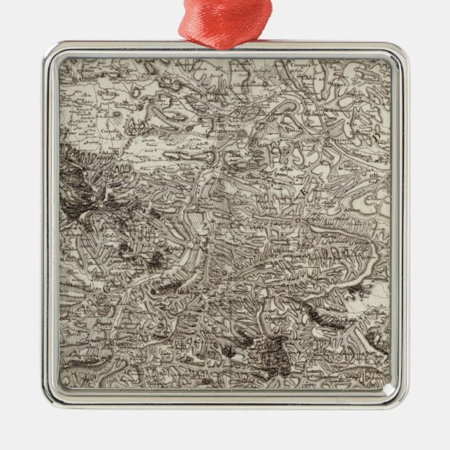 Carcassonne Metal Tree Decoration (Front)