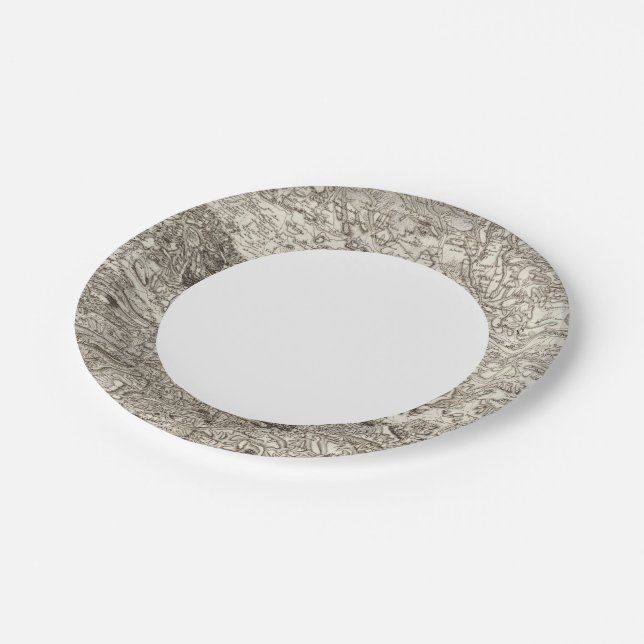 Carcassonne Paper Plate (Angled)