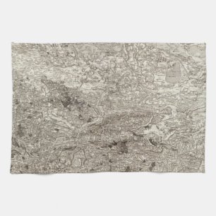 Carcassonne Tea Towel