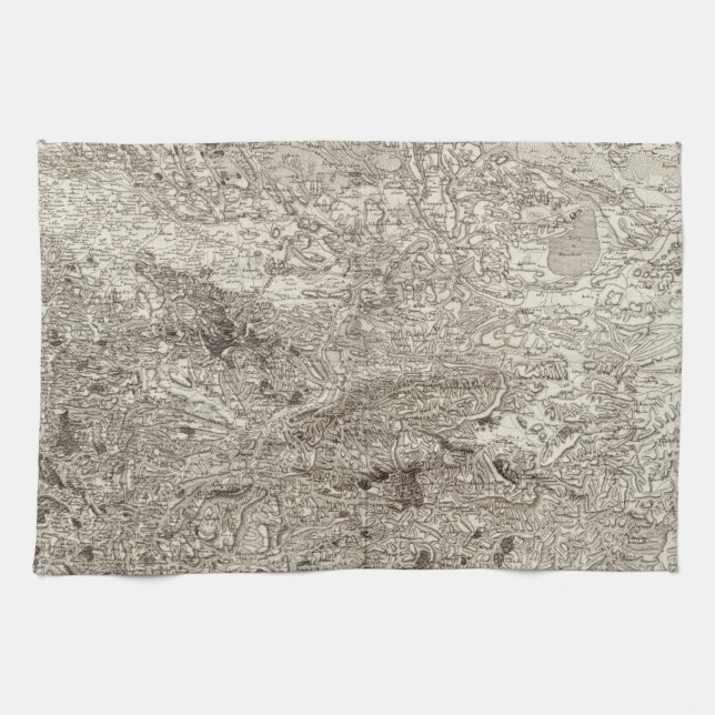 Carcassonne Tea Towel (Horizontal)