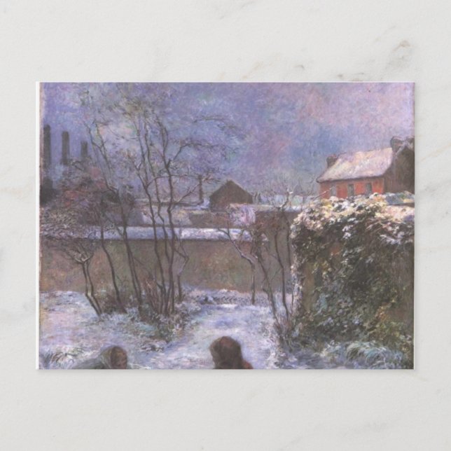 Carcel Street in Winter Postcard (Front)