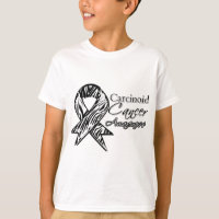 Carcinoid Cancer Zebra-Striped Awareness Ribbon