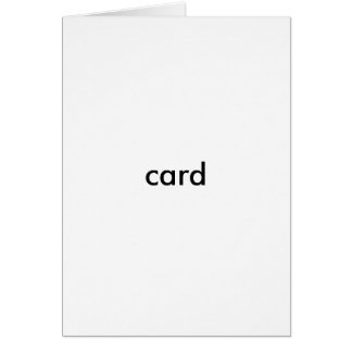 card