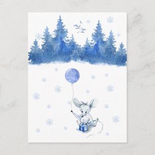 Card (10.8cm x 14.2cm) - Birthday Mouse