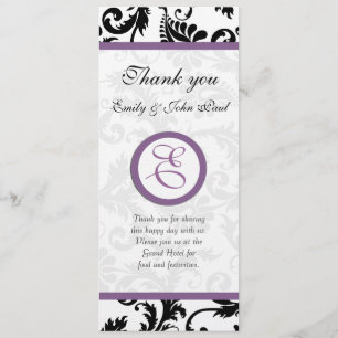 Card #2 of Wedding Program