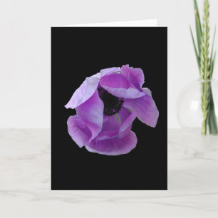 Card, A Perfect Purple Poppy # 1 Card