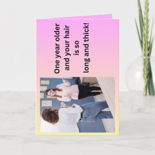 card about chin hair