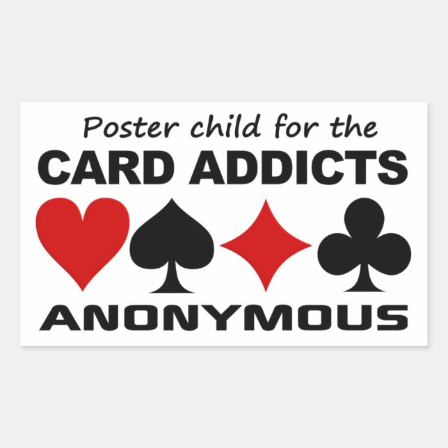 Card Addict stickers (Front)