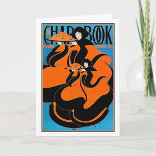 Card:  Art Nouveau - Will Bradley - Thanksgiving Holiday Card