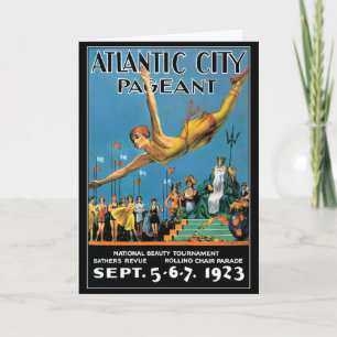 Card: Atlantic City Beauty Pageant Holiday Card