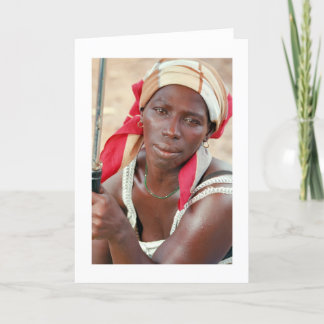 Card, "Banana Seller, Banjul, Gambia, West Africa" Card