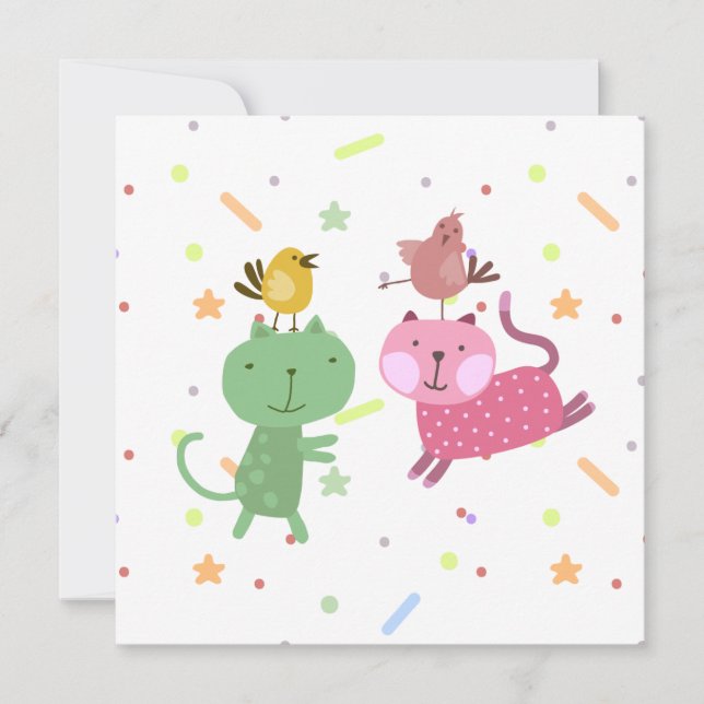 card birthday 2 picks 2 birds (Front)