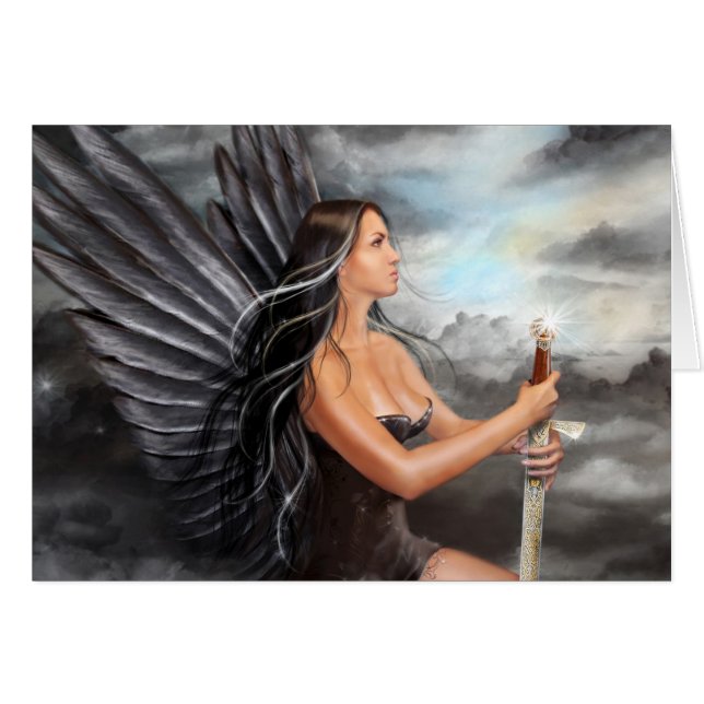 Card "Black Angel  " (Front Horizontal)