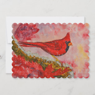 Card - Cardinal - Watercolor