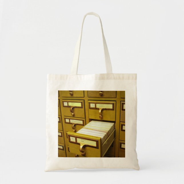 Card Catalogue Tote Bag (Front)