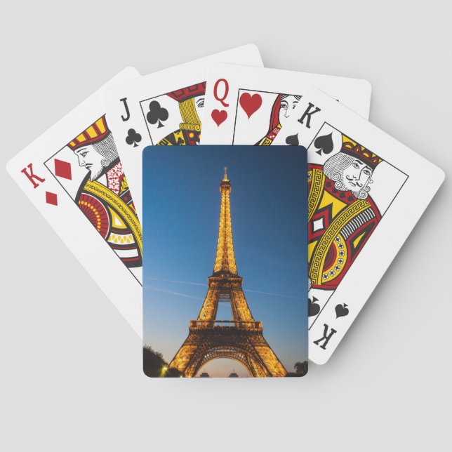Card decks Paris - Eiffel Tower #1 (Back)