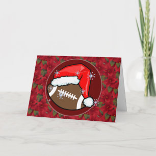 Card - Decorative Santa Football