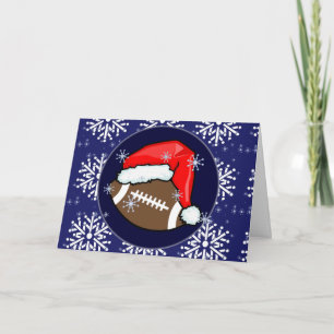 Card - Decorative Santa Football