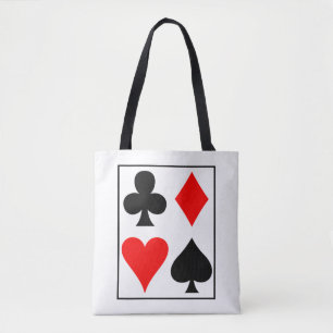 Card design leggings tote bag