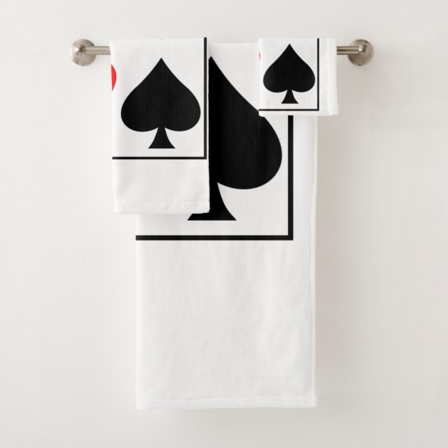 Card design  square wall clock pocket watch coffee bath towel set (Insitu)