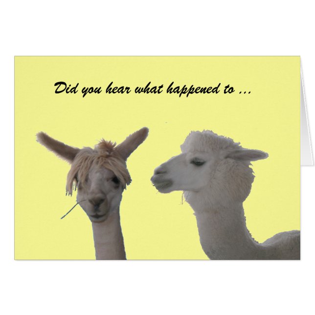 Card - Did you hear ... Event (Front Horizontal)